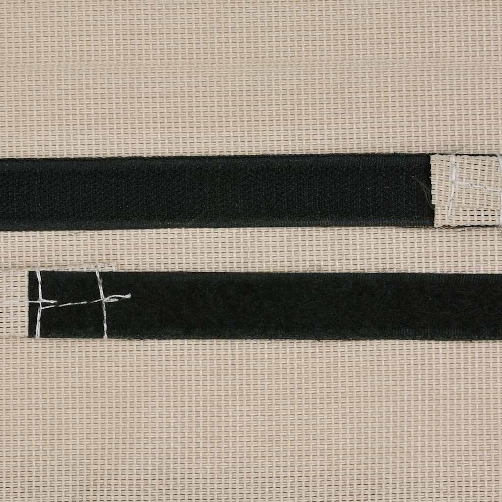Terasos kėdės atrama galvai, kreminė, 40x7,5x15cm, tekstilenas