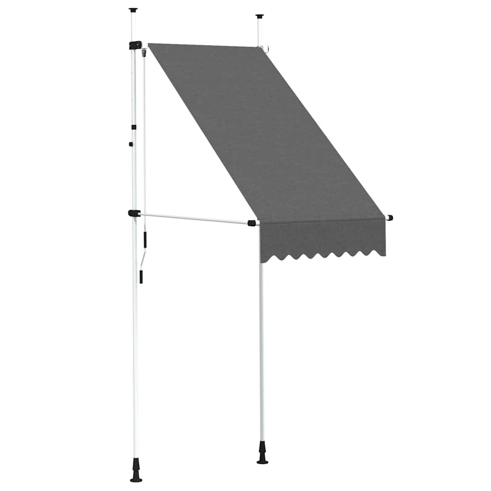 Rankiniu būdu ištraukiama markizė, antracito spalvos, 100cm