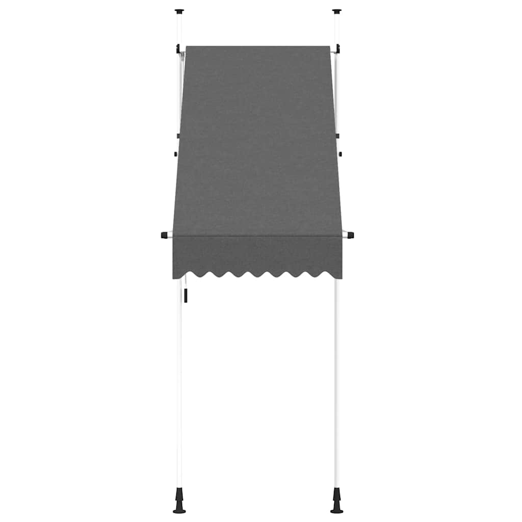 Rankiniu būdu ištraukiama markizė, antracito spalvos, 100cm