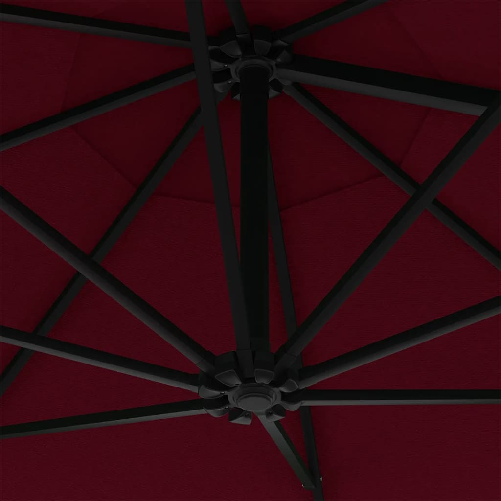 Sodo skėtis BODHI, raudona, 300cm