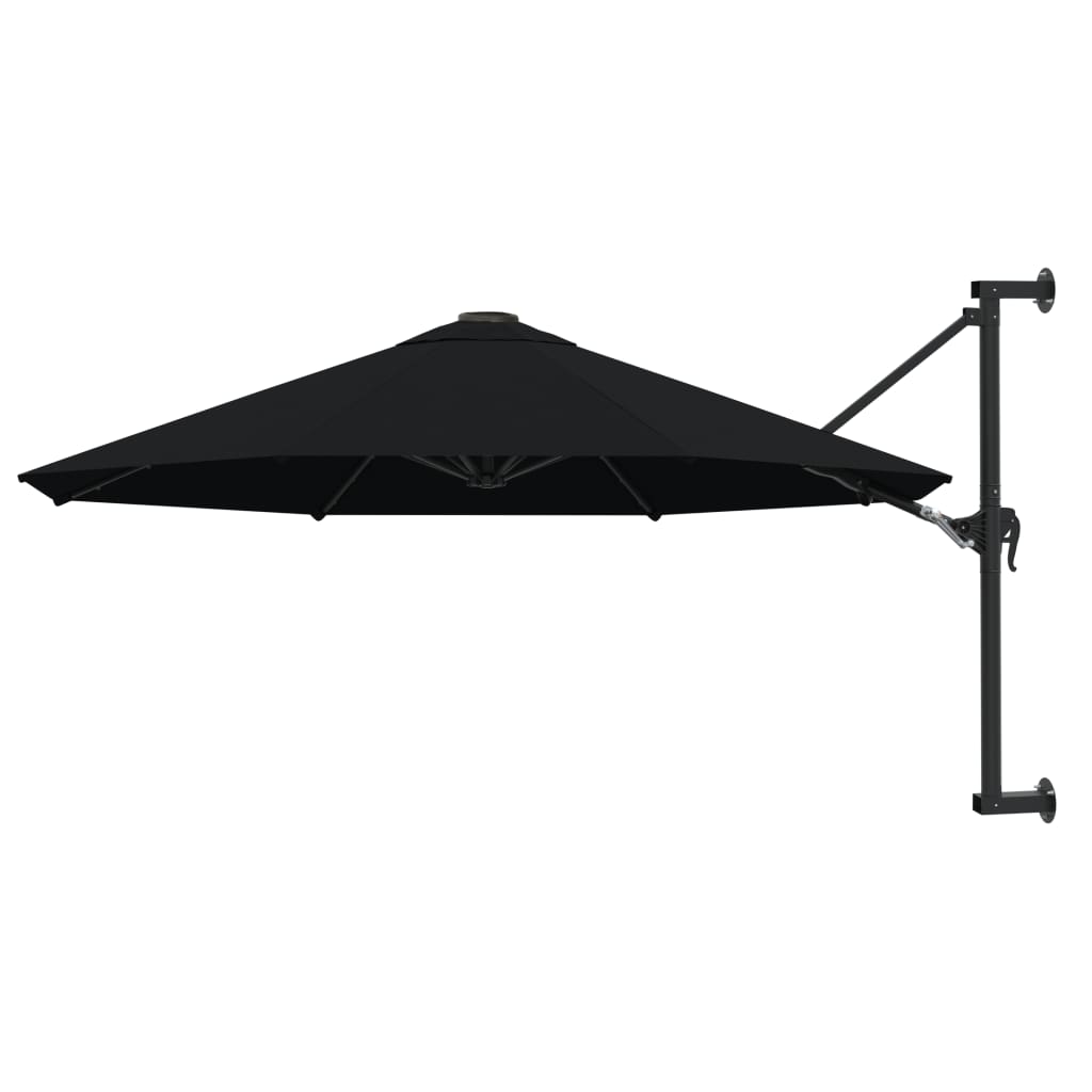 Sodo skėtis BENTLEY, juoda, 300x131cm