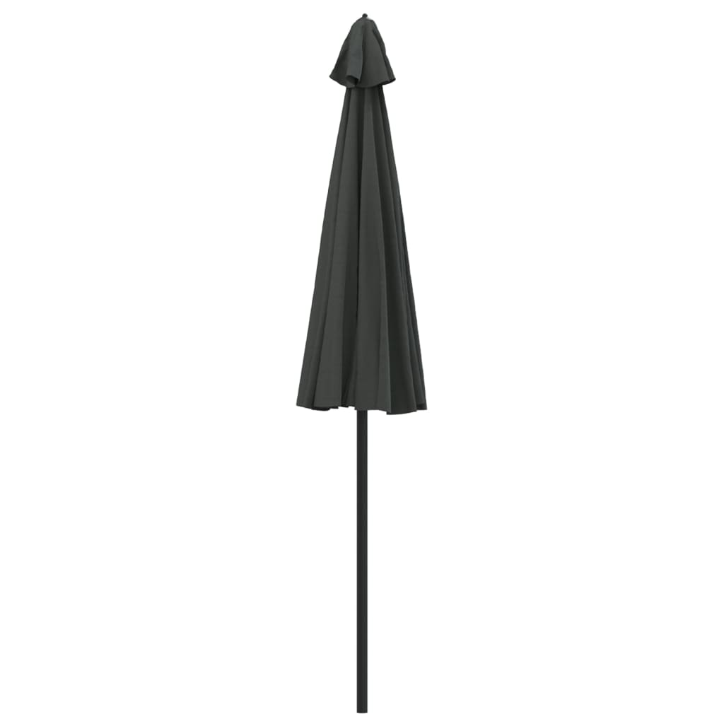 Lauko skėtis nuo saulės su aliuminio stulpu, antracito, 270cm
