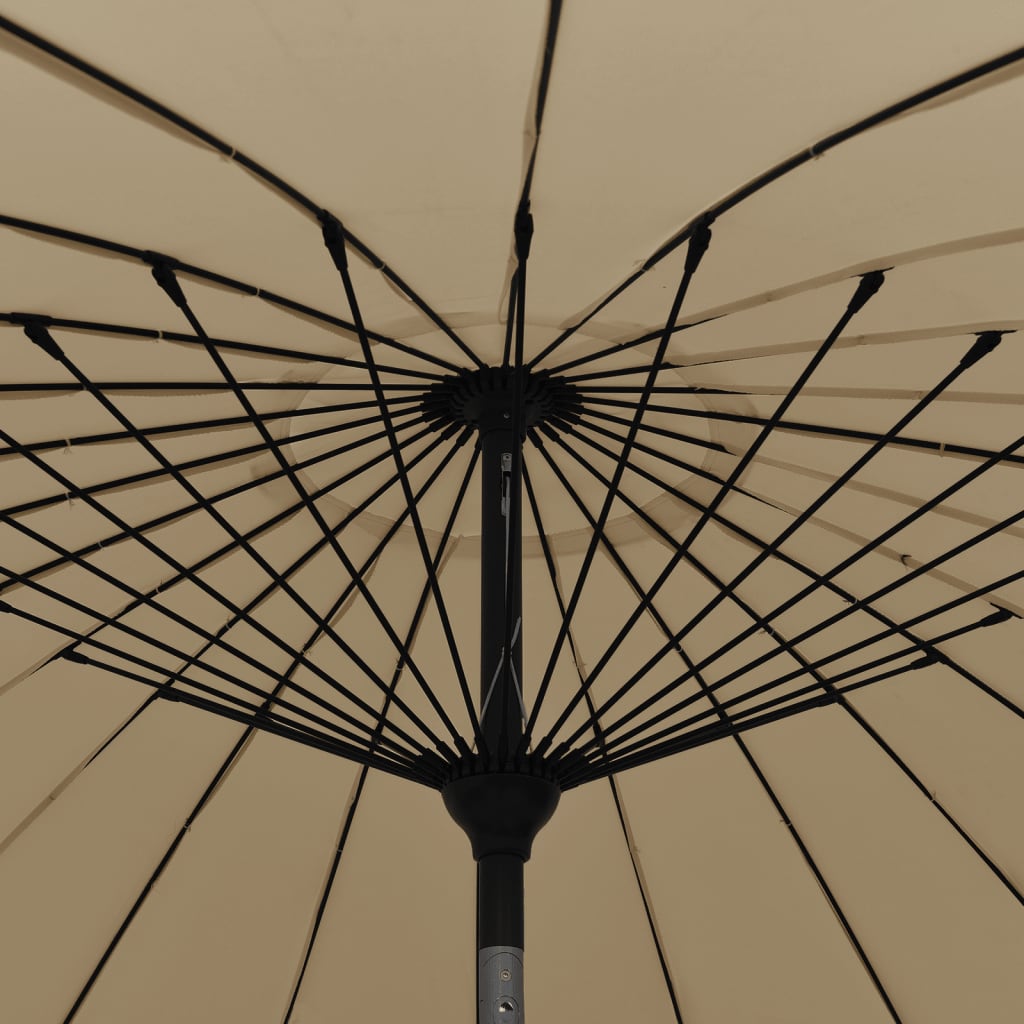 Sodo skėtis BERKLEY, taupe, 270x246cm