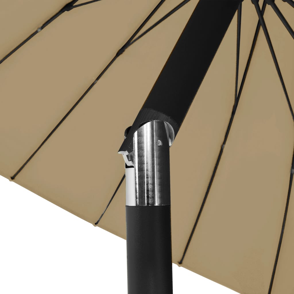 Sodo skėtis BERKLEY, taupe, 270x246cm