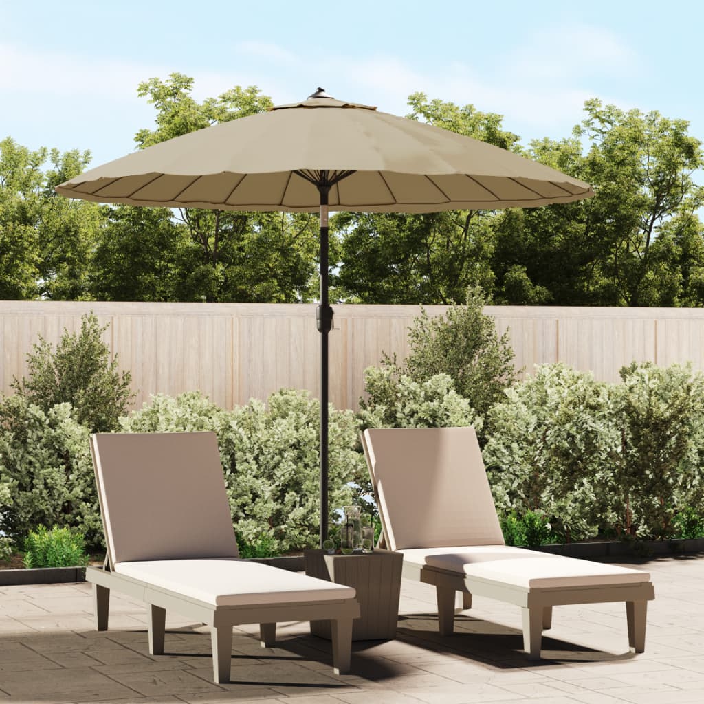 Sodo skėtis BERKLEY, taupe, 270x246cm
