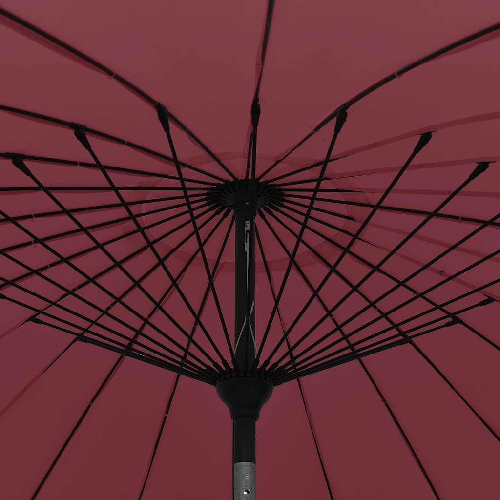 Sodo skėtis BERKLEY, raudona, 270x246cm