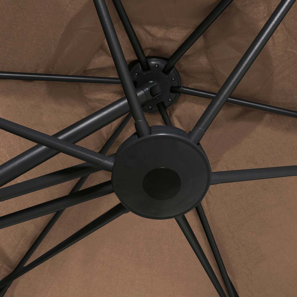 Sodo skėtis BERT, taupe, 300x250cm