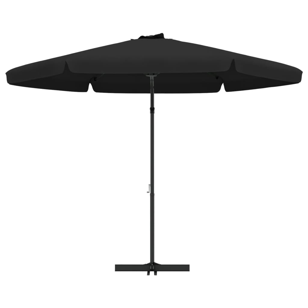 Sodo skėtis BERT, juoda, 300x250cm