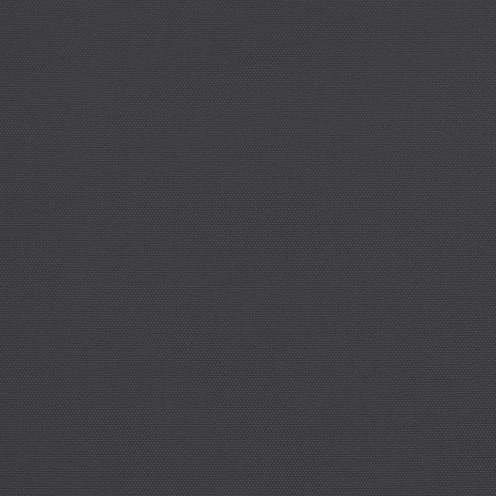 Sodo skėtis nuo saulės su aliuminio stulpu, juodas, 2x1,5m