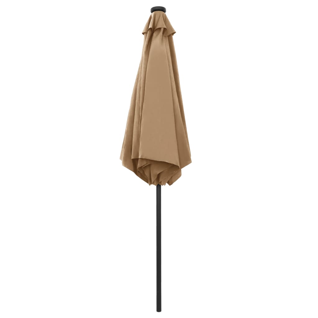 Sodo skėtis LED BLAIR, taupe, 270x236cm