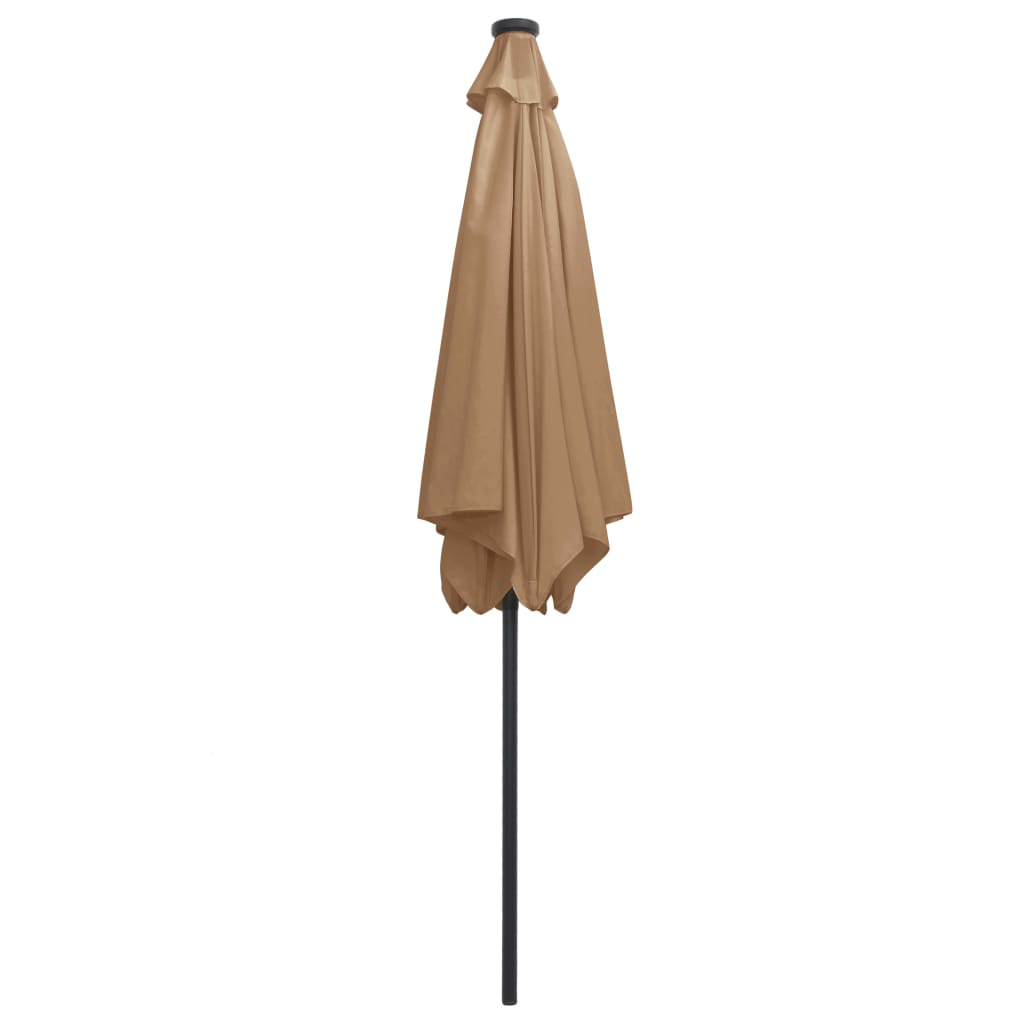 Sodo skėtis LED BLAKE, taupe, 300x240cm