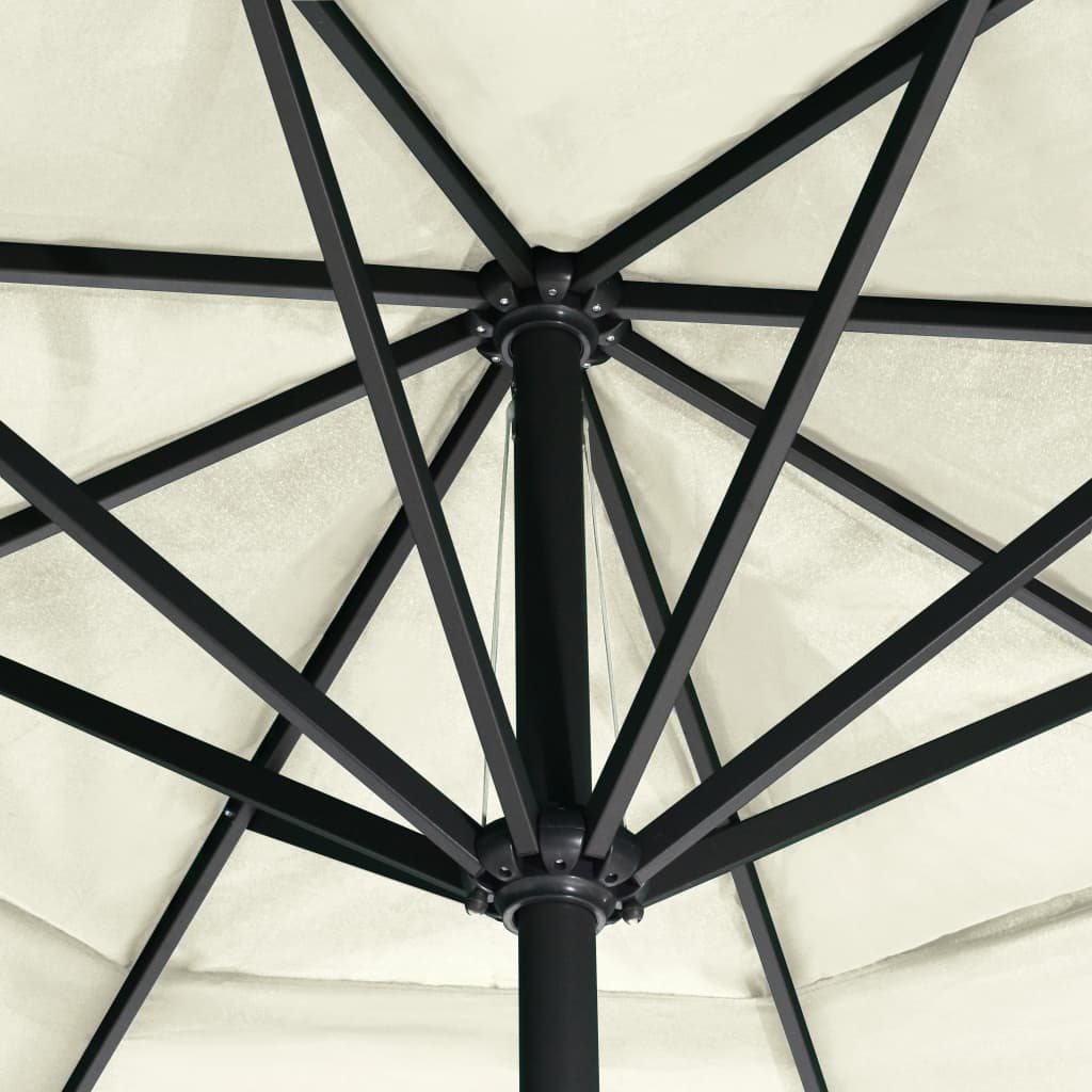 Sodo skėtis BODEN, smėlinė, 600x330cm