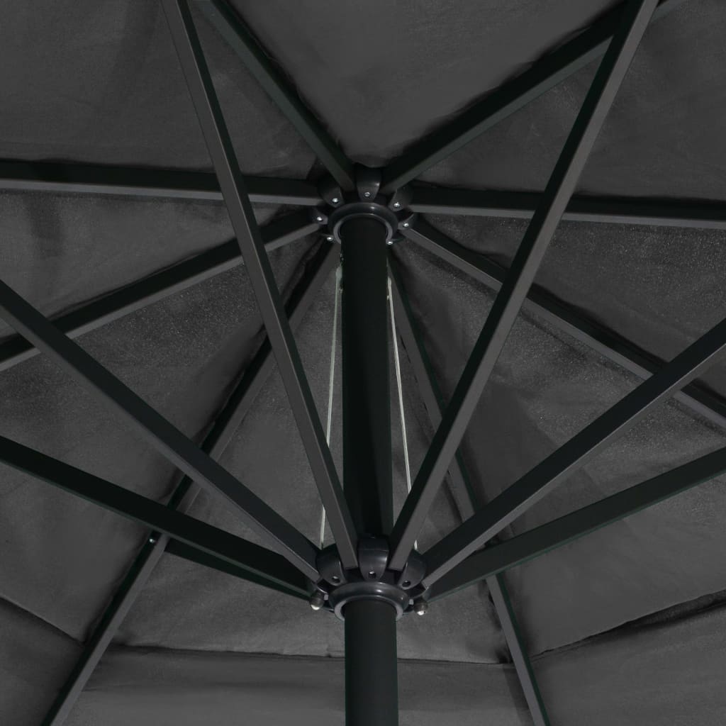 Sodo skėtis BODEN, antracitinė, 600x330cm