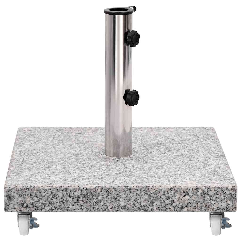 Skėčio pagrindas, pilkos spalvos, granitas, 30kg, kvadratinis