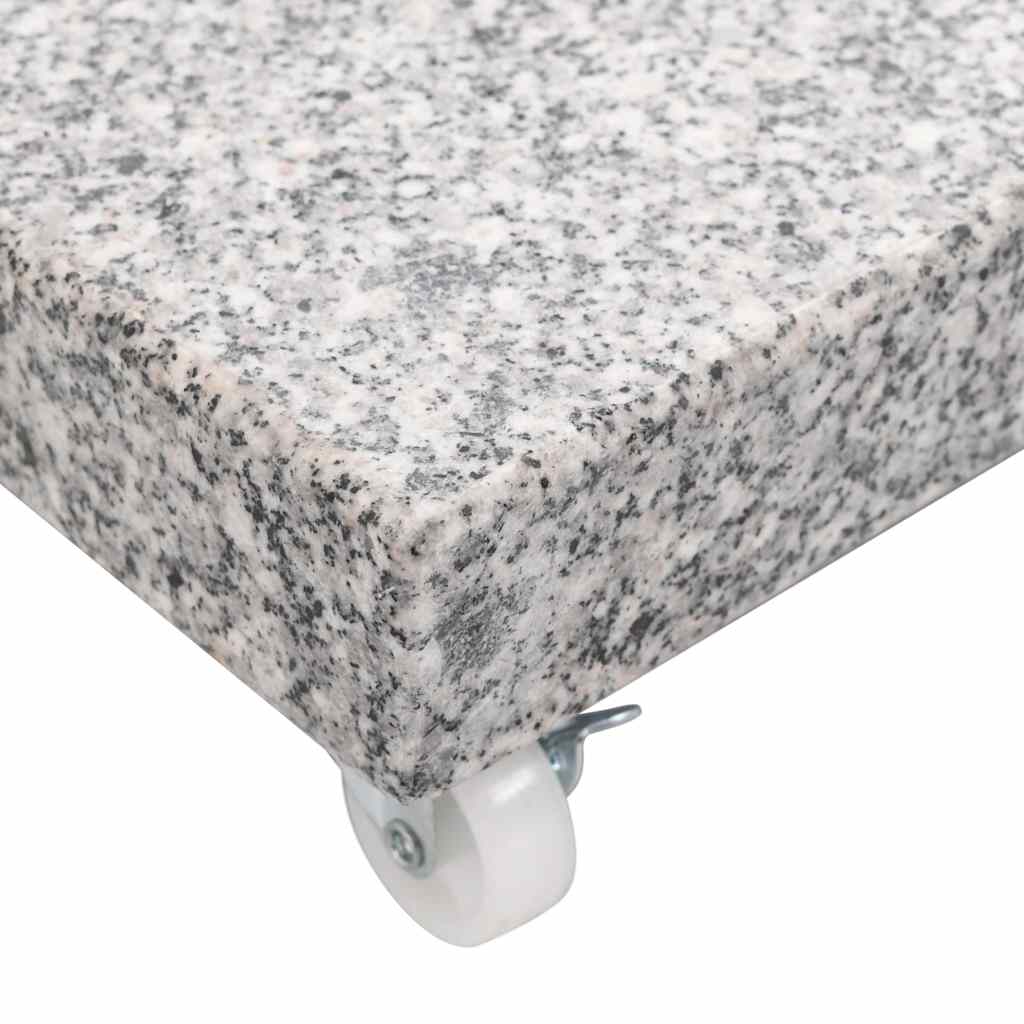 Skėčio pagrindas, pilkos spalvos, granitas, 30kg, kvadratinis