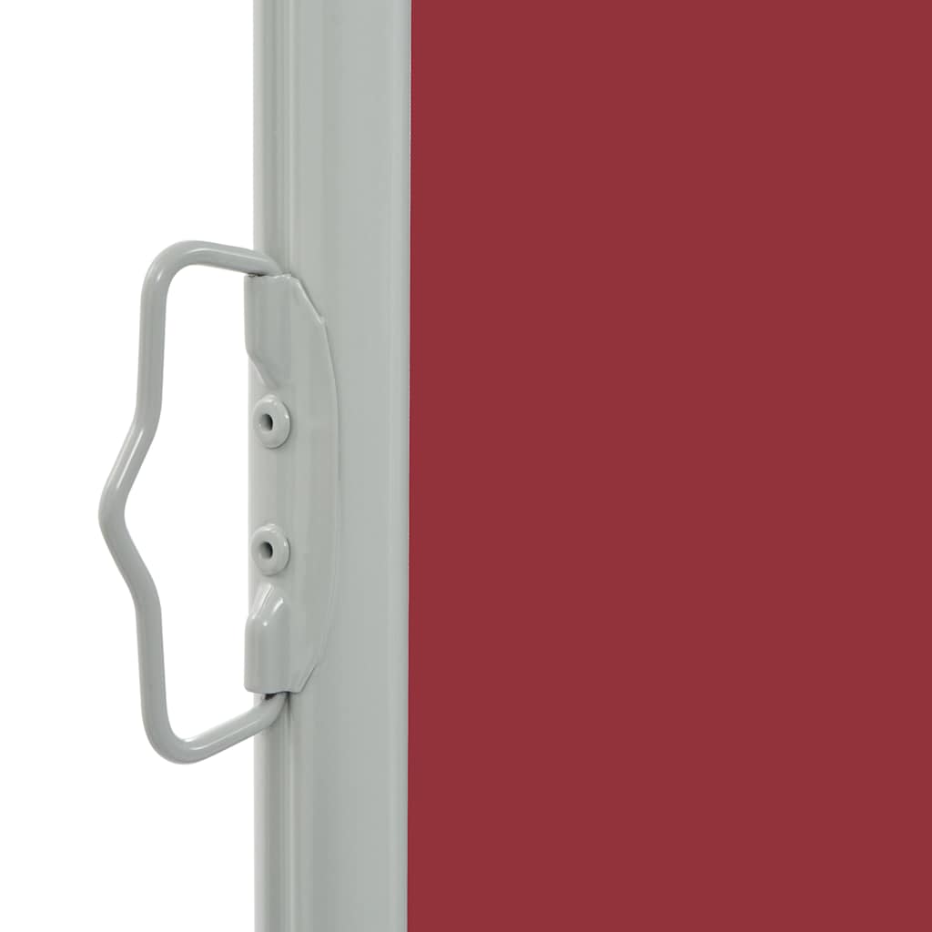 Retractable side garden awning, red, 160x300cm