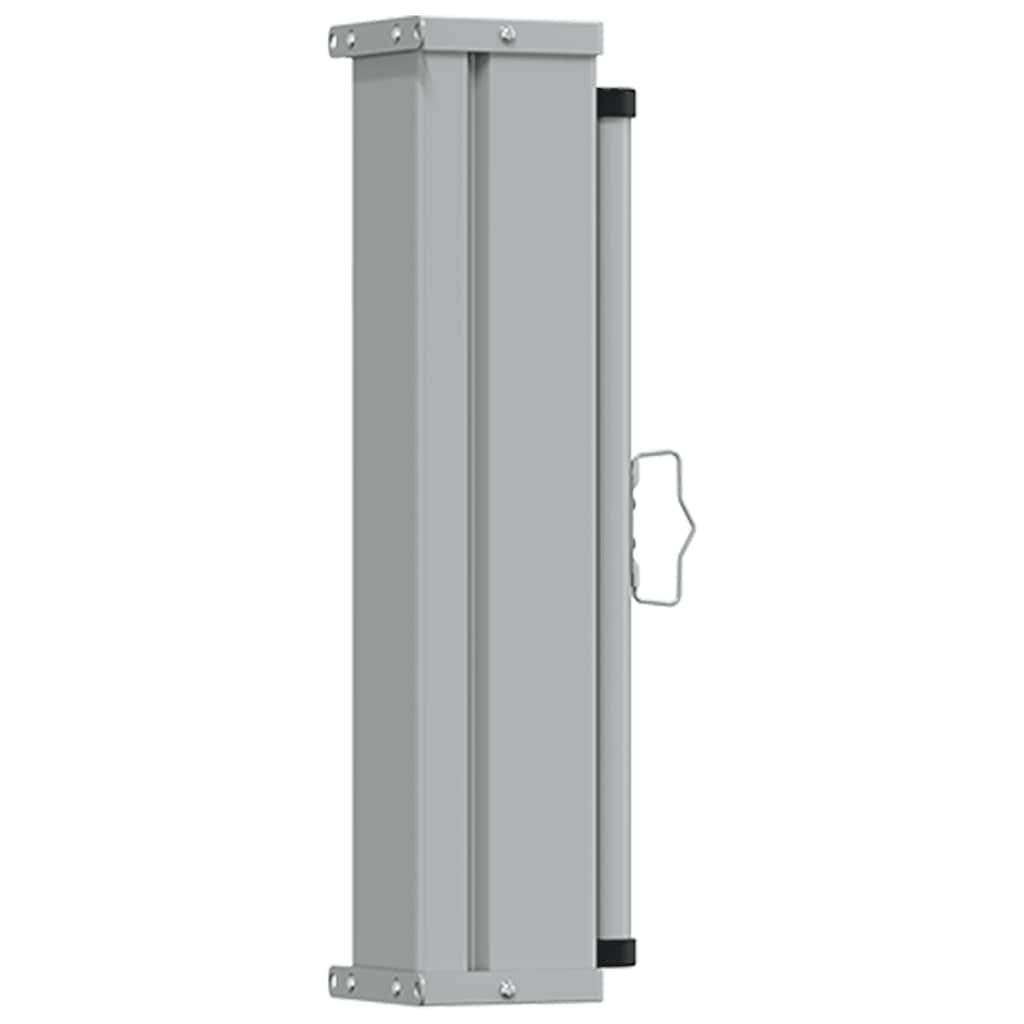 Retractable side awning, black, 60x300cm