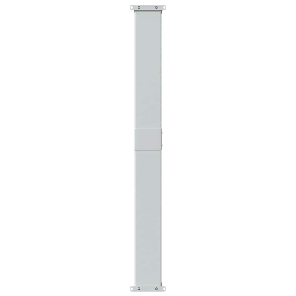 Retractable side patio awning, red, 140x500cm