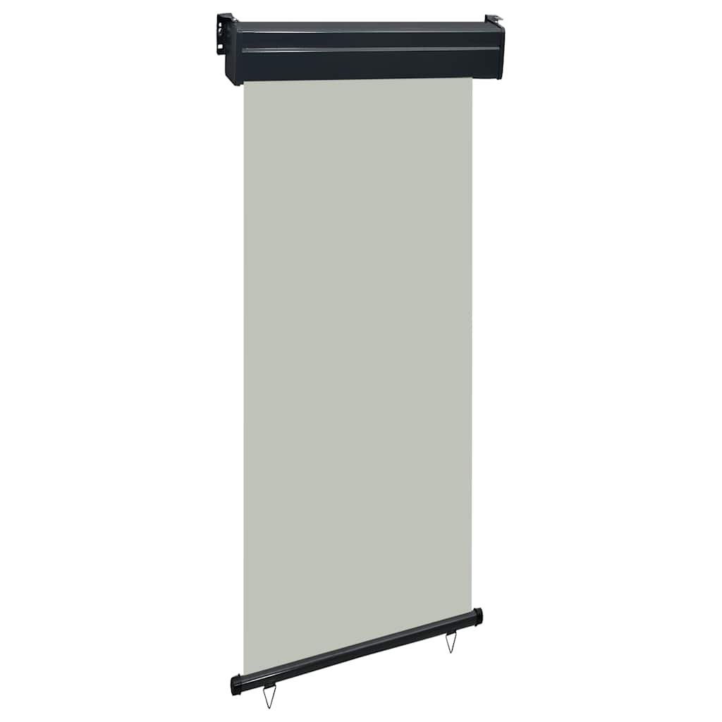 Side balcony awning, grey, 80x250cm