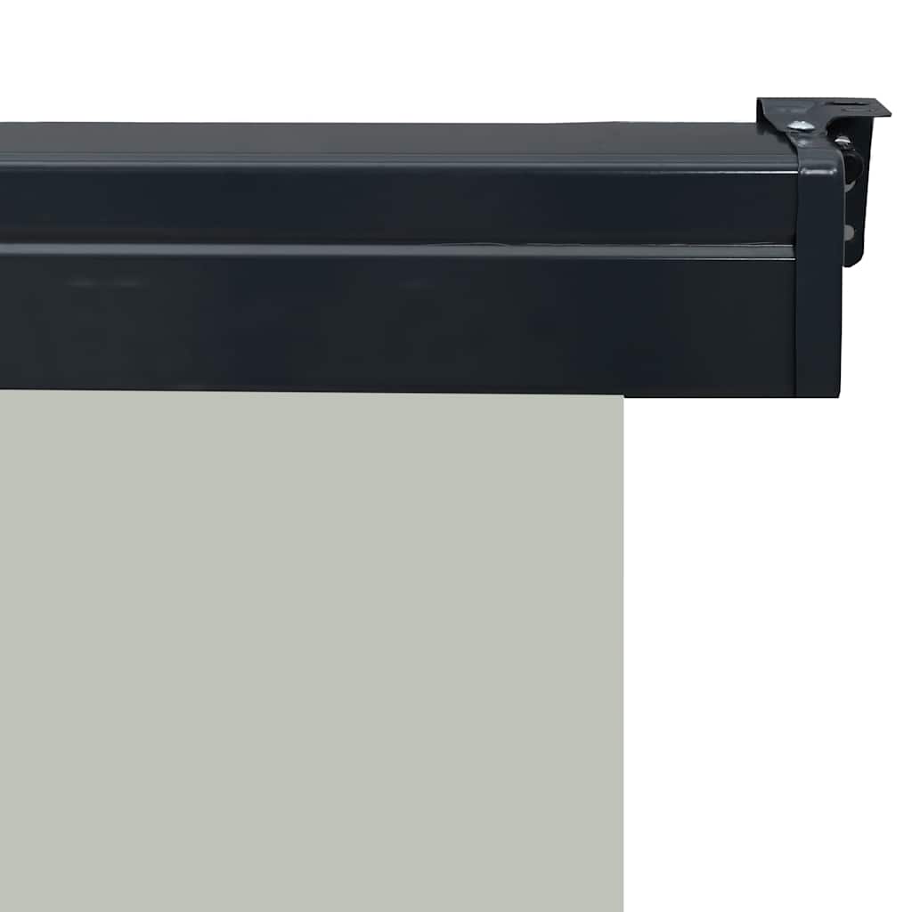 Side balcony awning, grey, 80x250cm