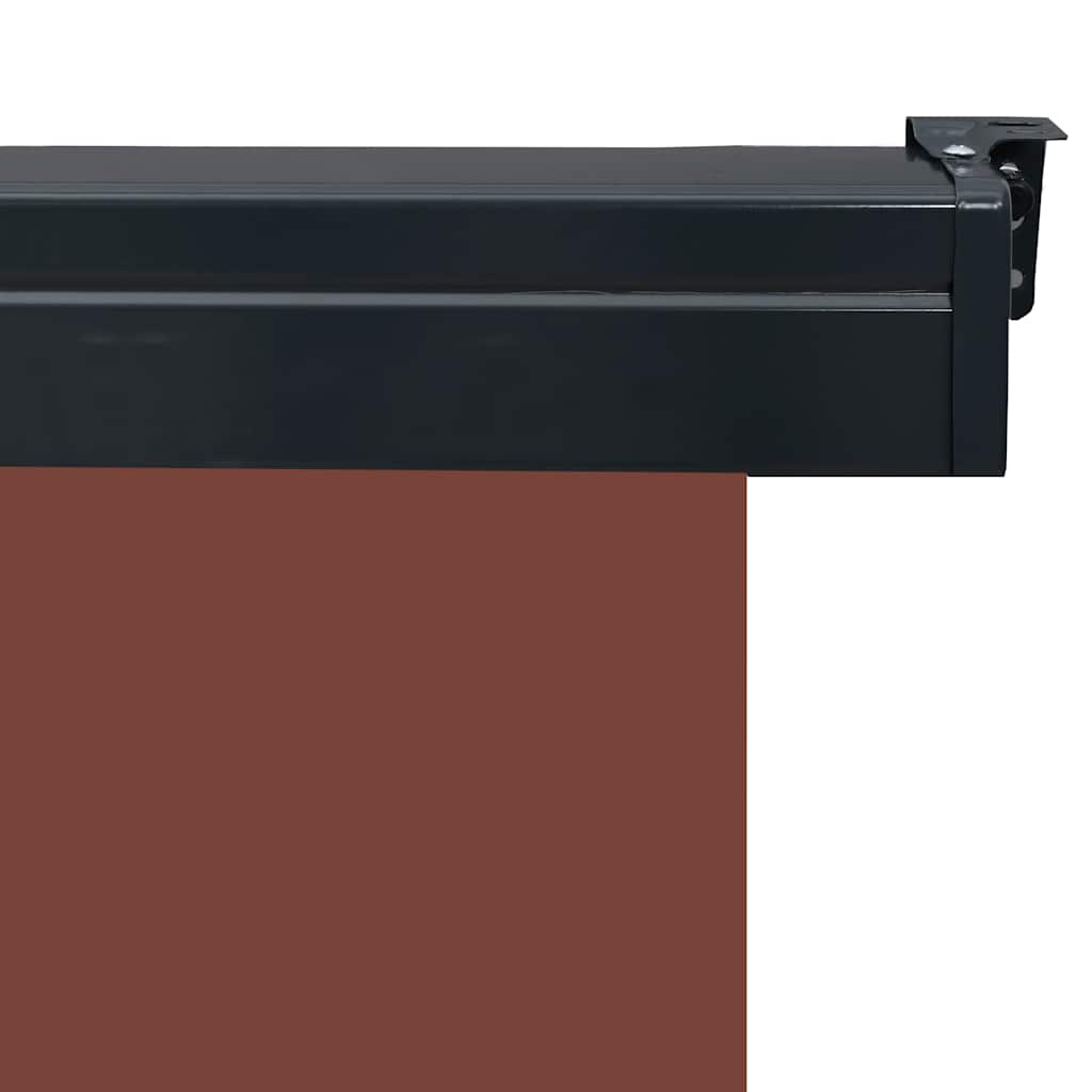 Sānu balkona marķīze, brūna, 80x250cm