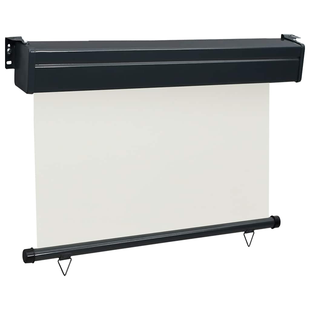 Balcony side awning, cream, 100x250cm