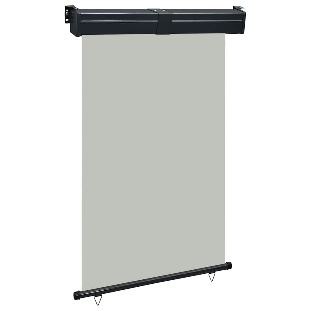 Side balcony awning, grey, 125x250cm