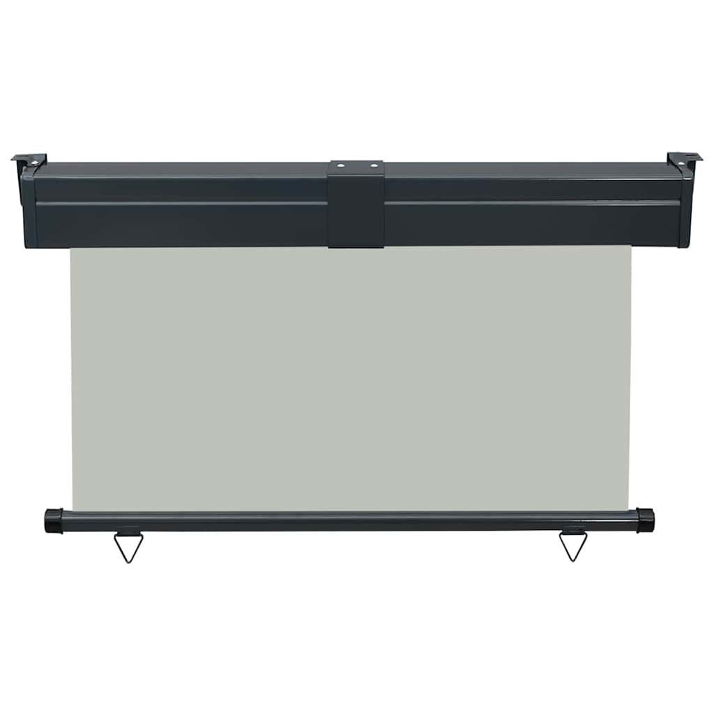 Side balcony awning, grey, 125x250cm