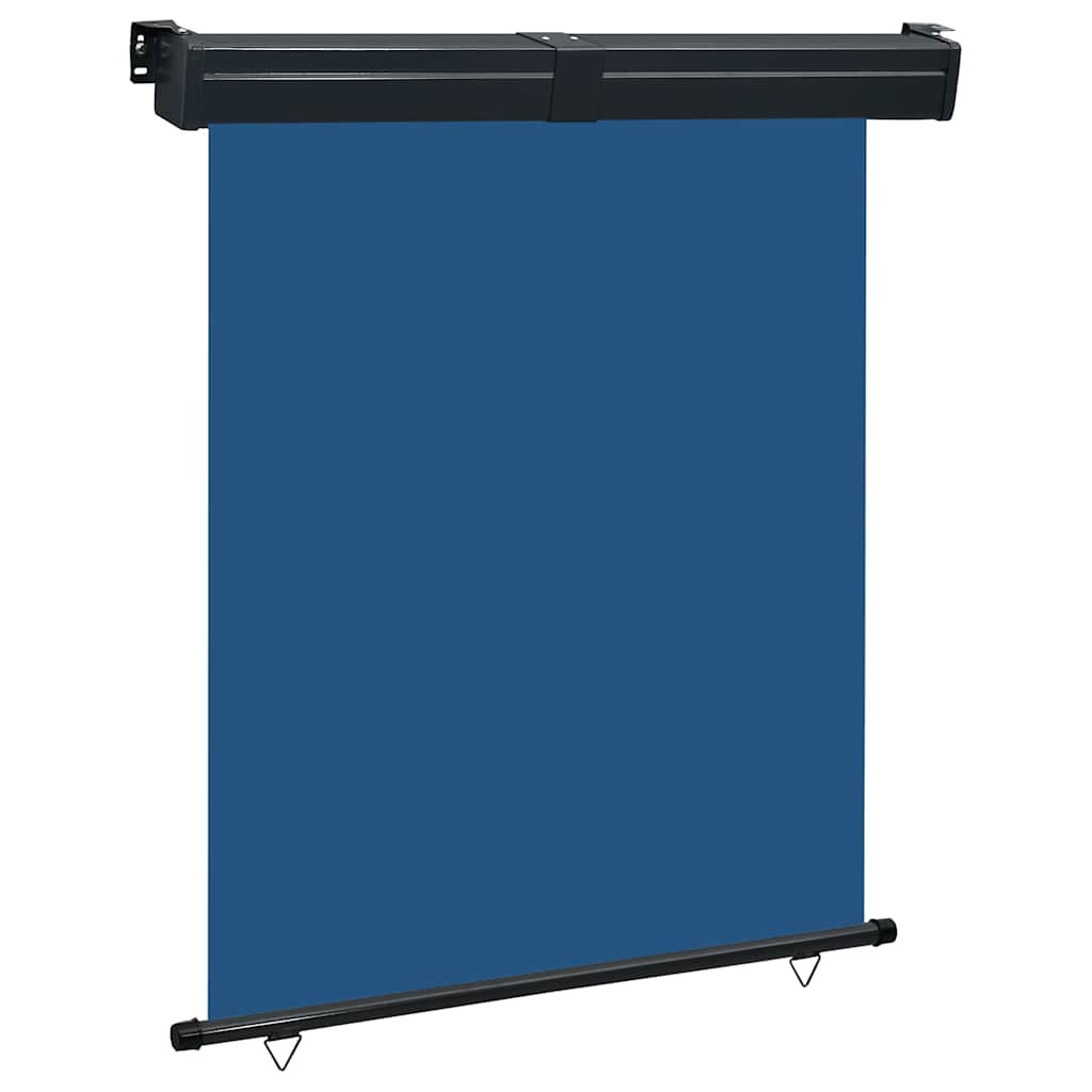 Balcony side awning, blue, 145x250 cm