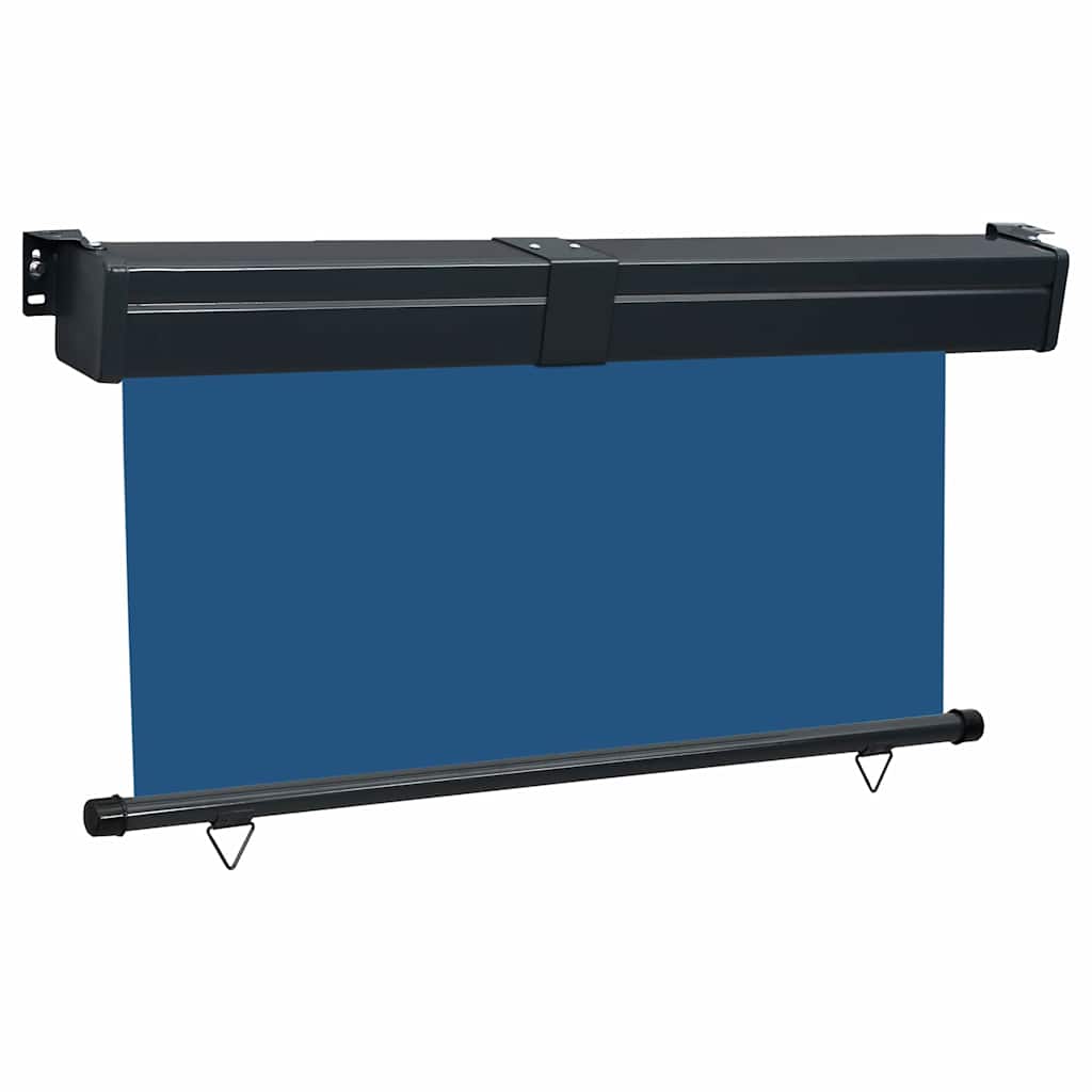 Balcony side awning, blue, 145x250 cm