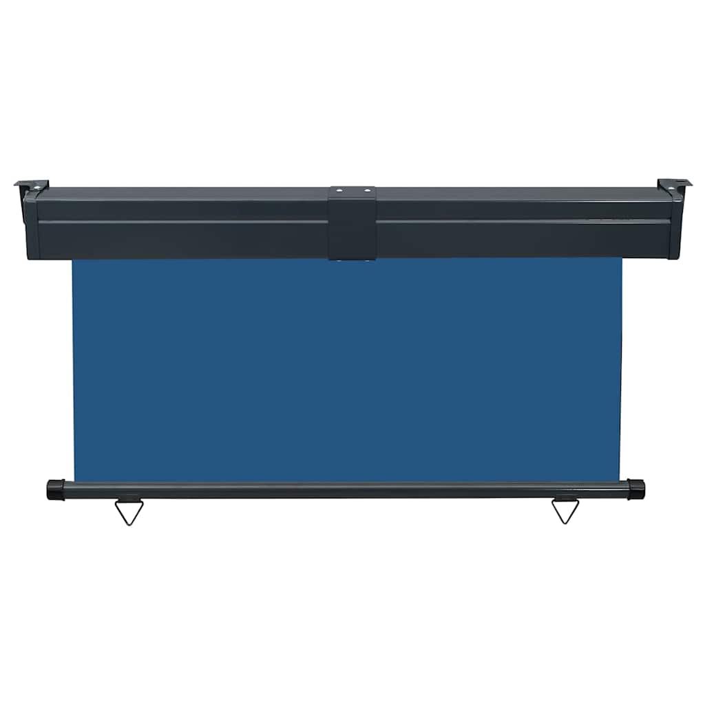 Balcony side awning, blue, 145x250 cm