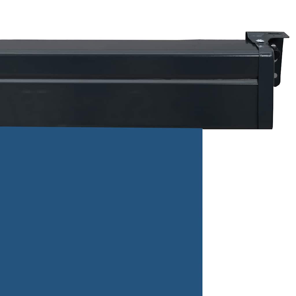 Balcony side awning, blue, 145x250 cm