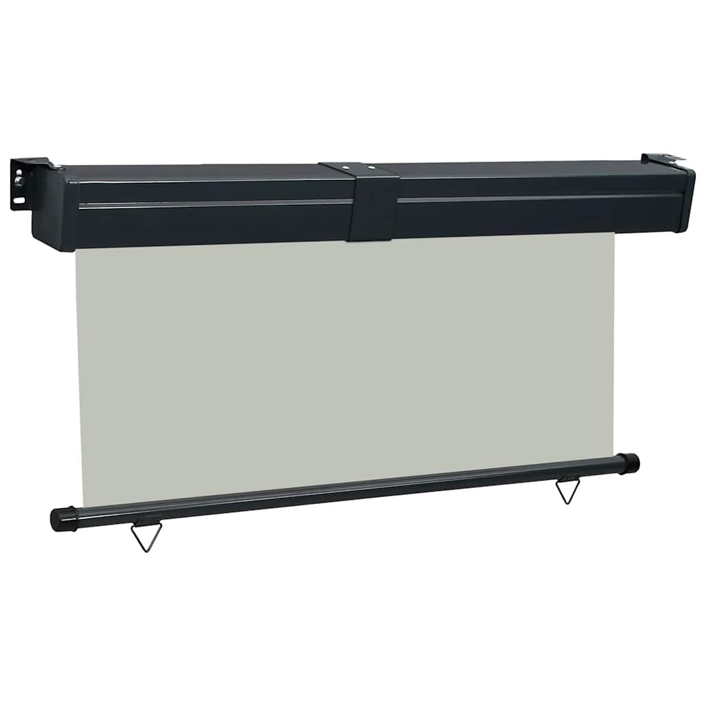 Side balcony awning, grey, 165x250 cm