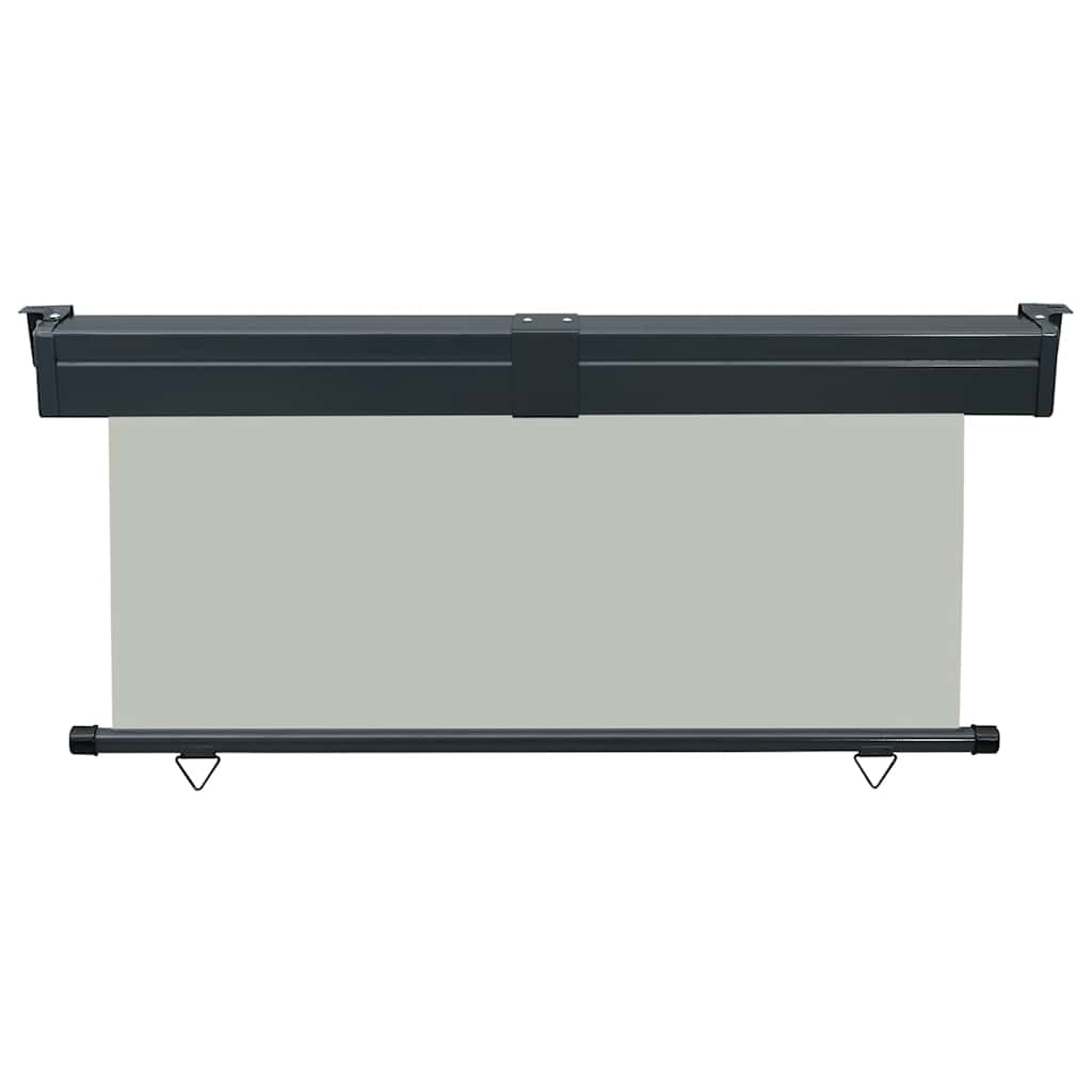 Side balcony awning, grey, 165x250 cm