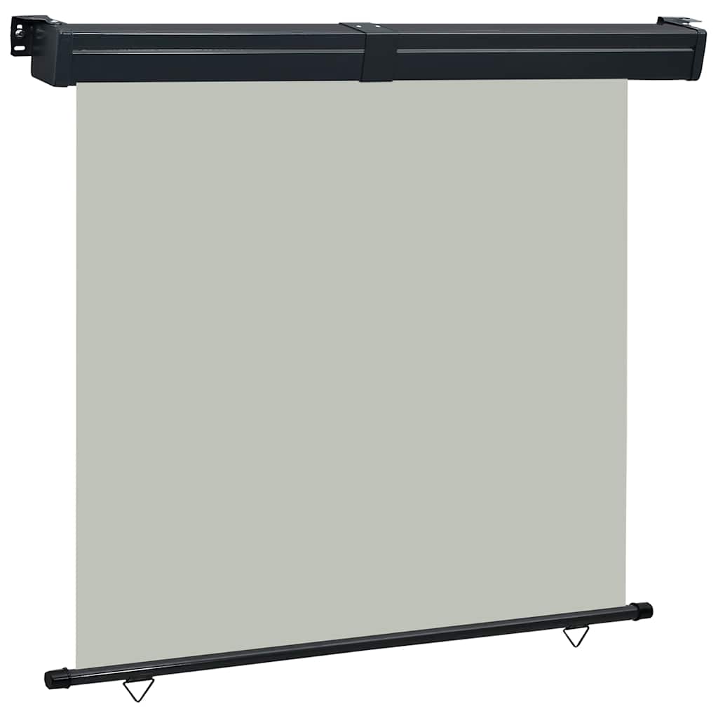 Side balcony awning, grey, 175x250 cm