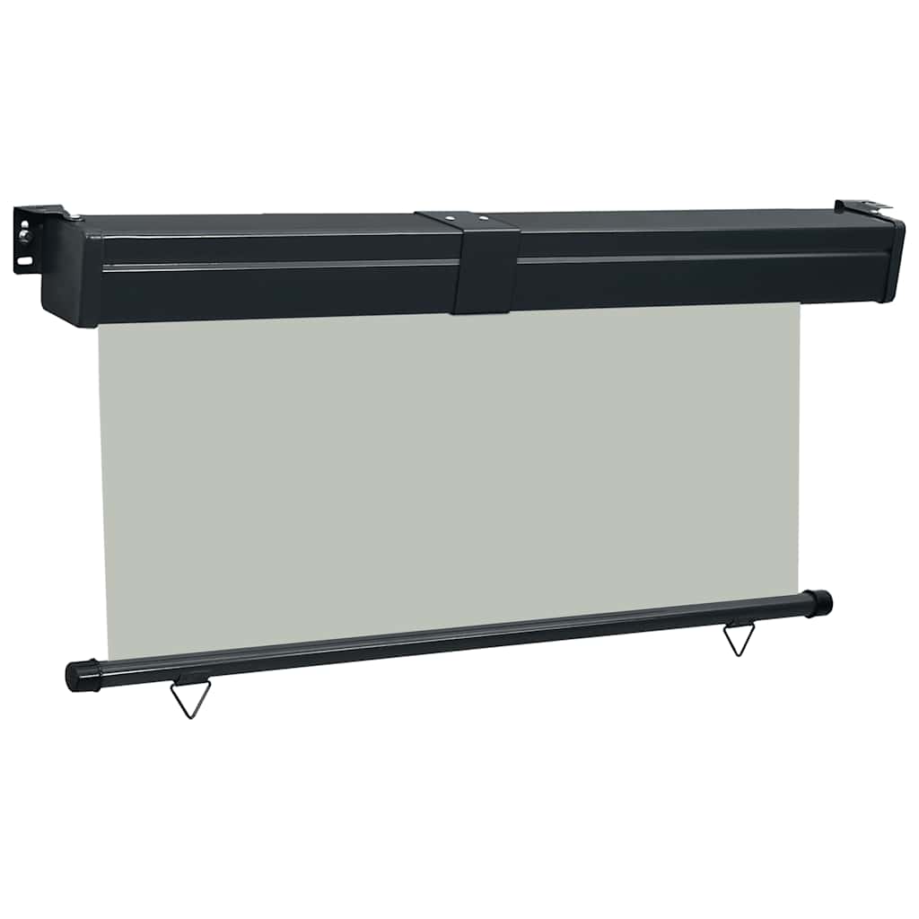 Side balcony awning, grey, 175x250 cm