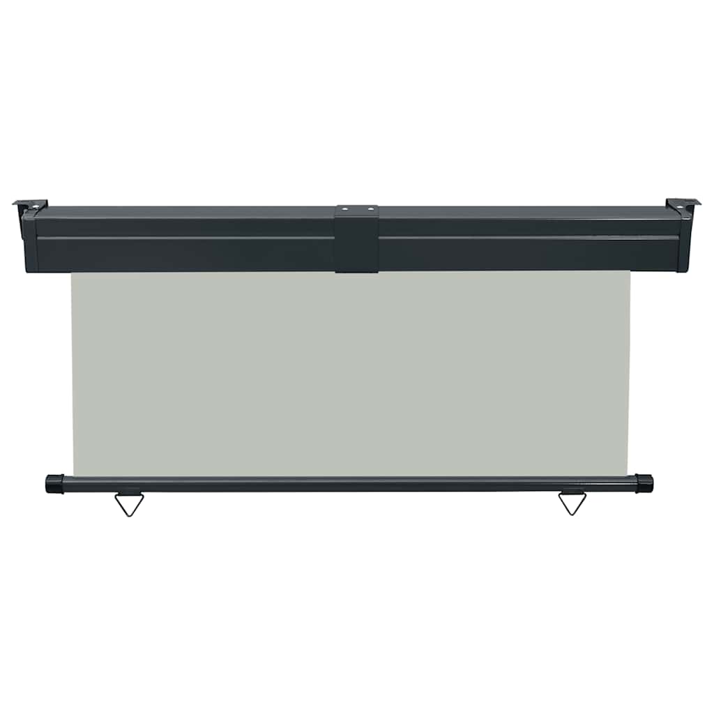 Side balcony awning, grey, 175x250 cm