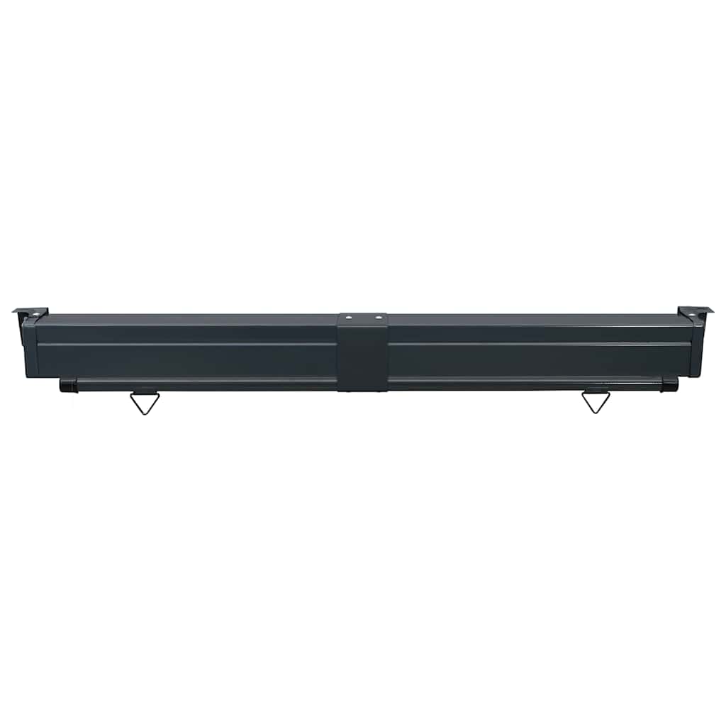 Side balcony awning, grey, 175x250 cm