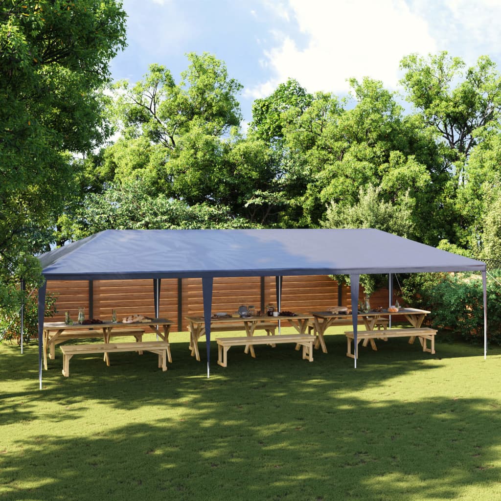 Party tent WARREN, blue, 4x9m