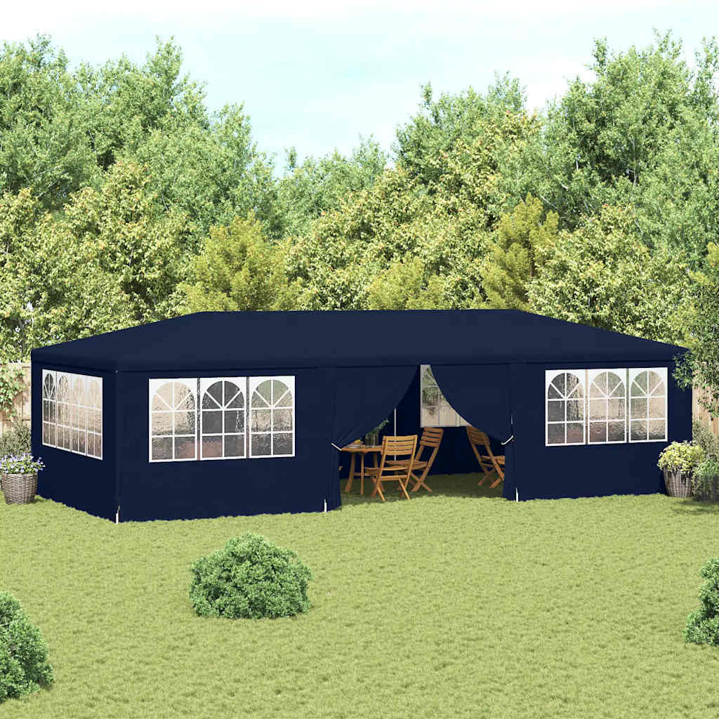 Party tent WARREN, blue, 4x9m