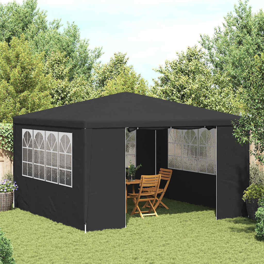 Tentenis svinībām WARREN, antracīts, 4x4m