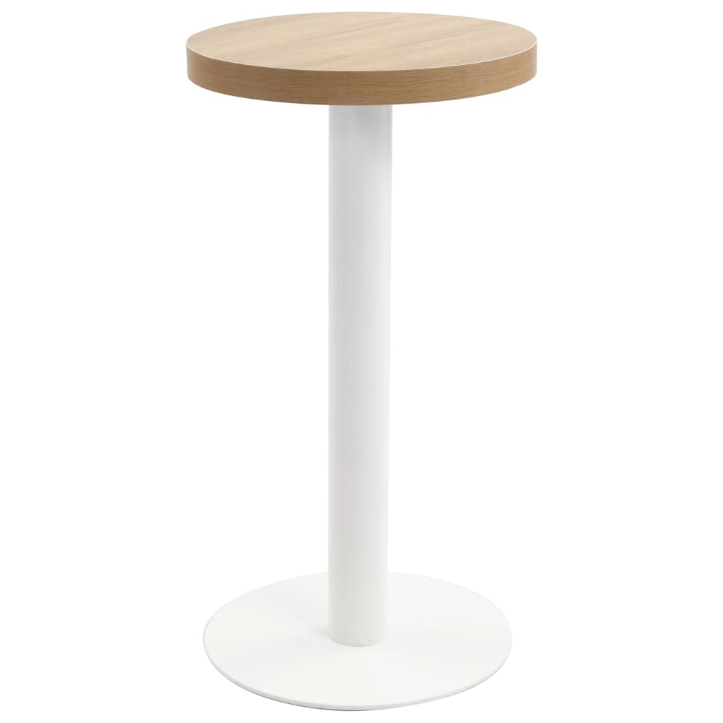Bistro staliukas, šviesiai rudos spalvos, 40cm, MDF