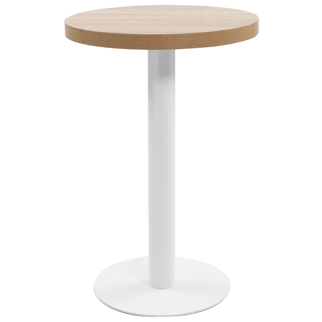 Bistro galds, gaiši brūns, 50cm, MDF