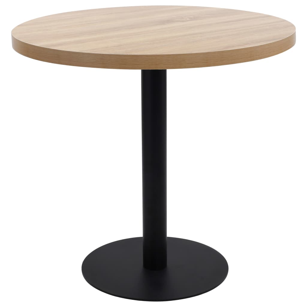 Bistro galds, gaiši brūnā krāsā, 80cm, MDF