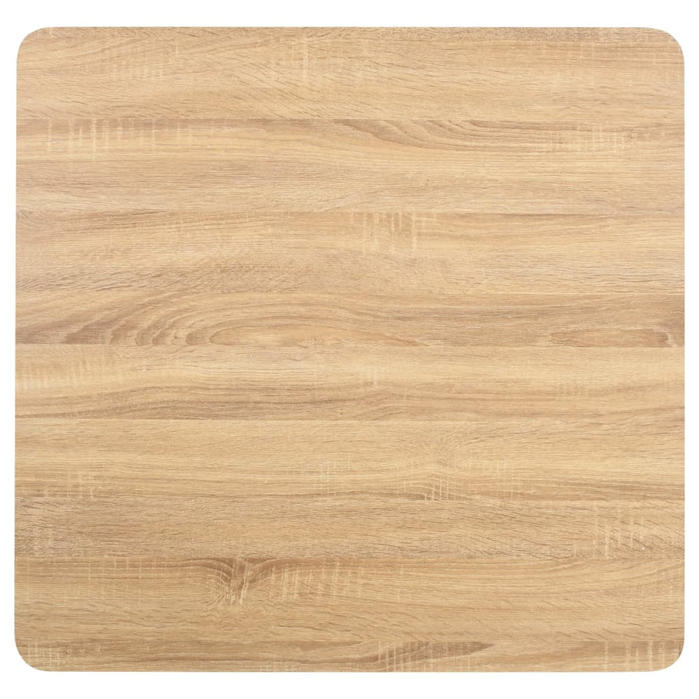 Bistro staliukas, šviesiai rudos spalvos, 80x80cm, MDF