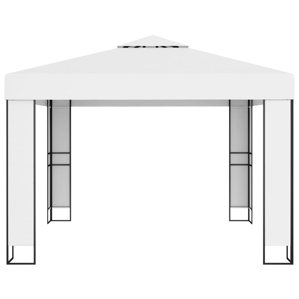 Double Roof Gazebo ULTRA, white, 3x3m
