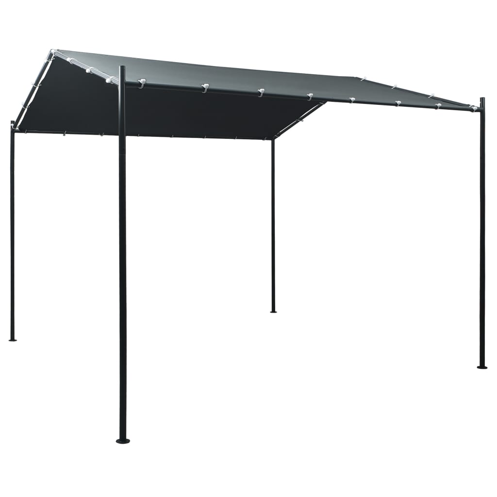 Pavėsinė, antracito spalvos, 3x3m, plienas