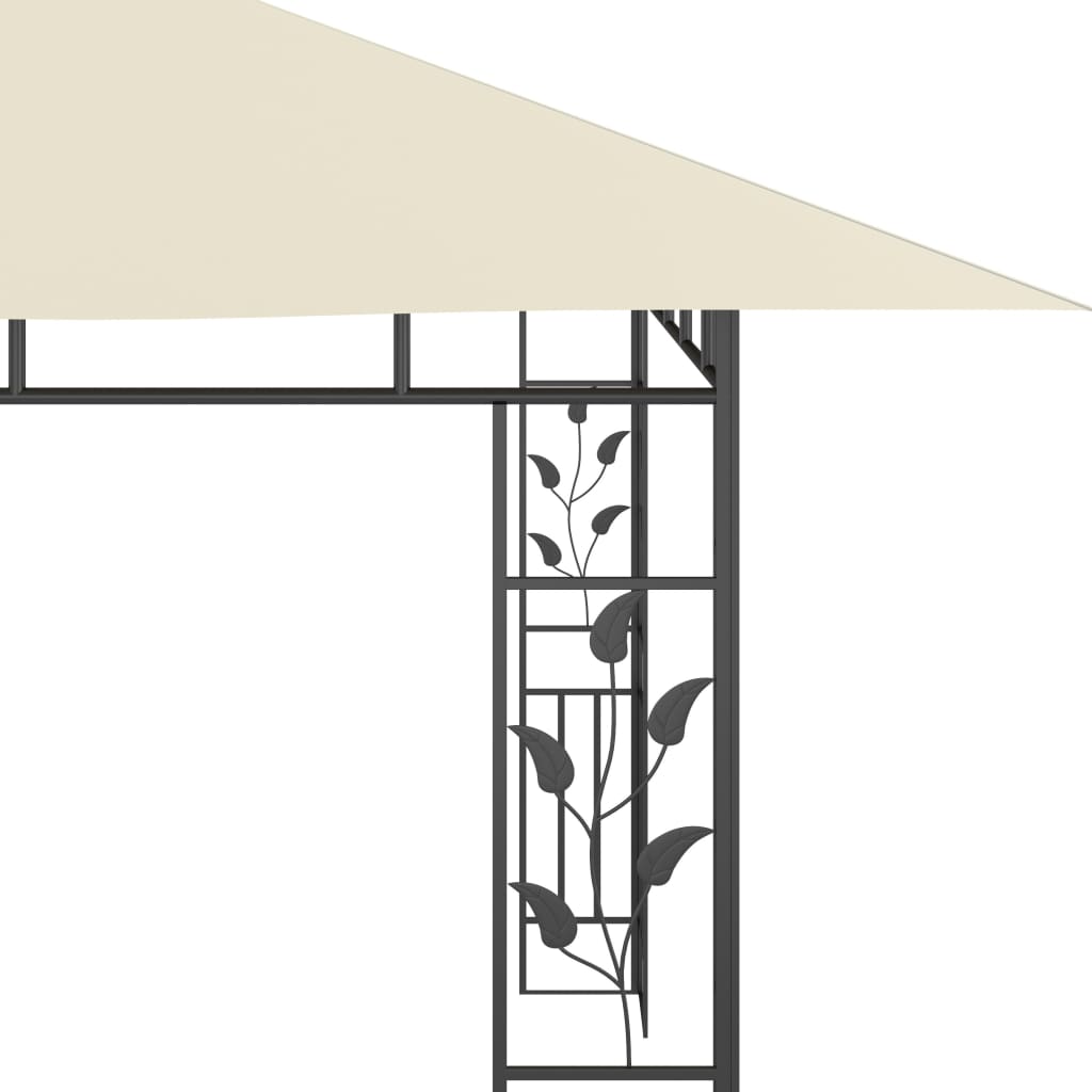 Lapene ar tīklu ULTRA, krēmkrāsas, 4x3m