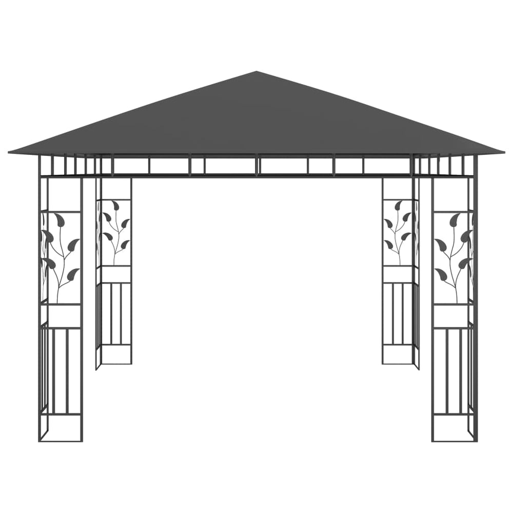 Gazebo with net ULTRA, anthracite, 3x3m