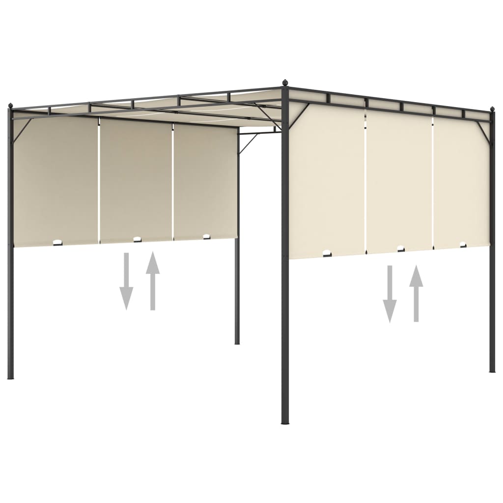 Pavėsinė ULTRA, kreminė, 3x3m
